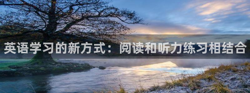 谈球吧：英语学习的新方式：阅读和听力练习相结合